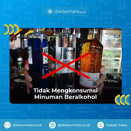 Say no to alcohol - Mencegah Katarak