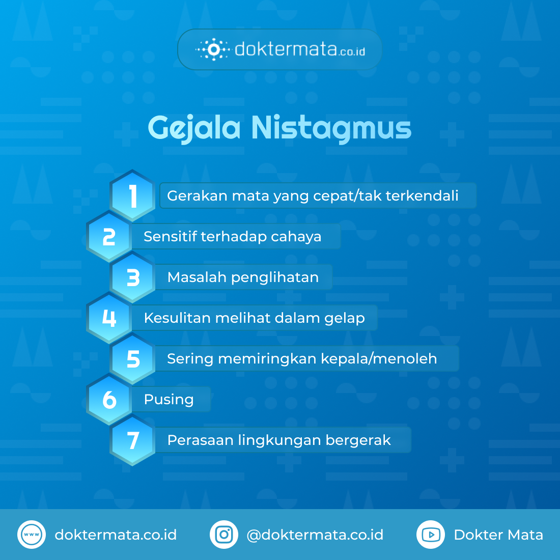 Gejala Nistagmus - Penderita Albino