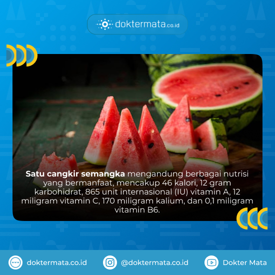 Kandungan Semangka - Buah Yang Baik Untuk Mata