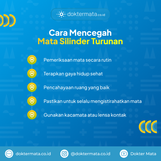 Cara Mencegah Mata Silinder Turunan
