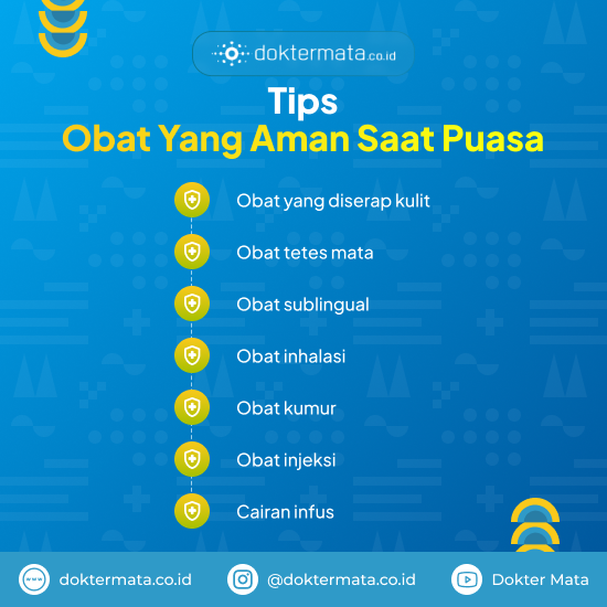 Tips Obat Yang Aman Saat Puasa - Obat Tetes Mata Terasa Pahit