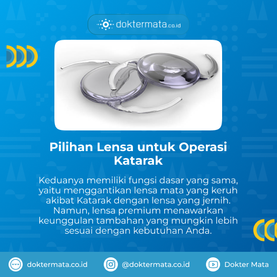 Pilihan Lensa Untuk Operasi Katarak - Operasi Katarak Wilayah Madiun