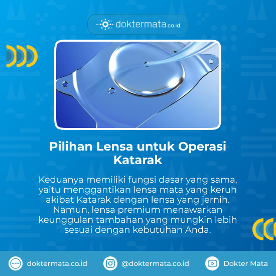 Pilihan Lensa untuk Operasi Katarak - Operasi Mata Katarak Madura