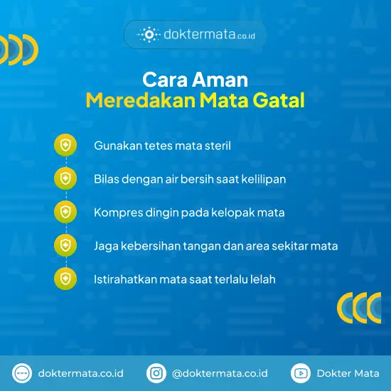 Cara Aman Meredakan Mata Gatal - Mengucek Mata
